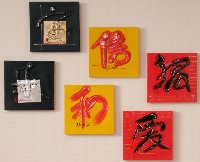 Oil painting China, 6pcs/6motif