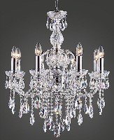 Crystal chandelier Isolde, 8lights