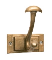 Klädhängare Mässing, 1krok